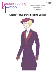 RH 1012 Taillierte Damenreitjacke ab 1910