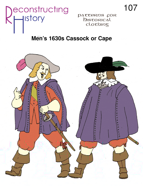 RH 107 Men's 1630s Cassock or Cape