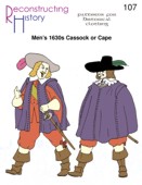 RH 107 Men's 1630s Cassock or Cape