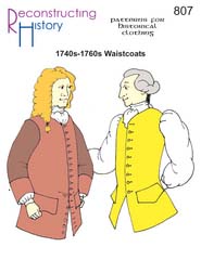 RH 807 1740s - 1760s Waistcoats