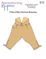 RH 812 1770s-1810s Fall-Front Breeches