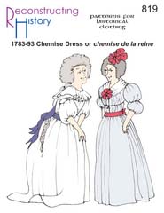 RH 819 1780s Chemise Dress