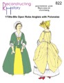 RH 822 1730s-1780s Open Robe Anglais