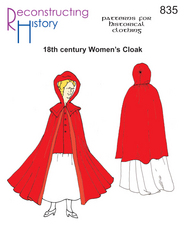 RH 835 18th Century Women's Cloak