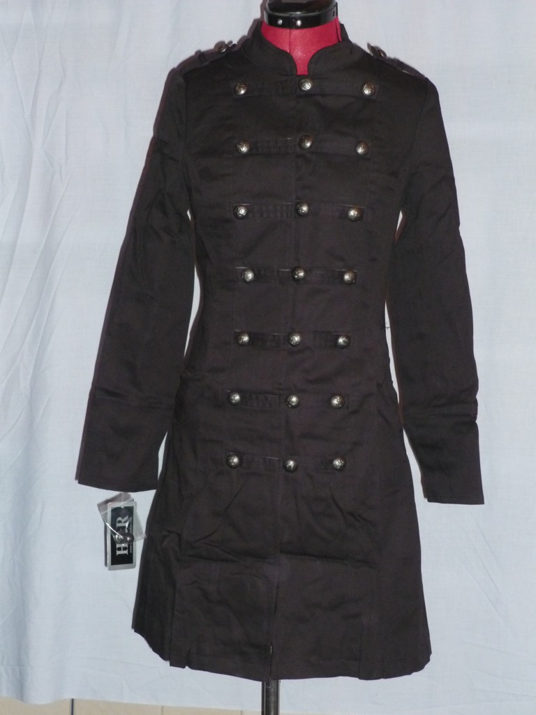 J 02 Black Coat, cotton, Gothic