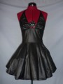 K 41 Schwarzes Tellerrock-Kleid