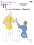 RH 021 14th Century Men's Jupon or Pourpoint