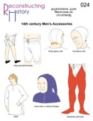 RH 024 14th Century Man's Accessories