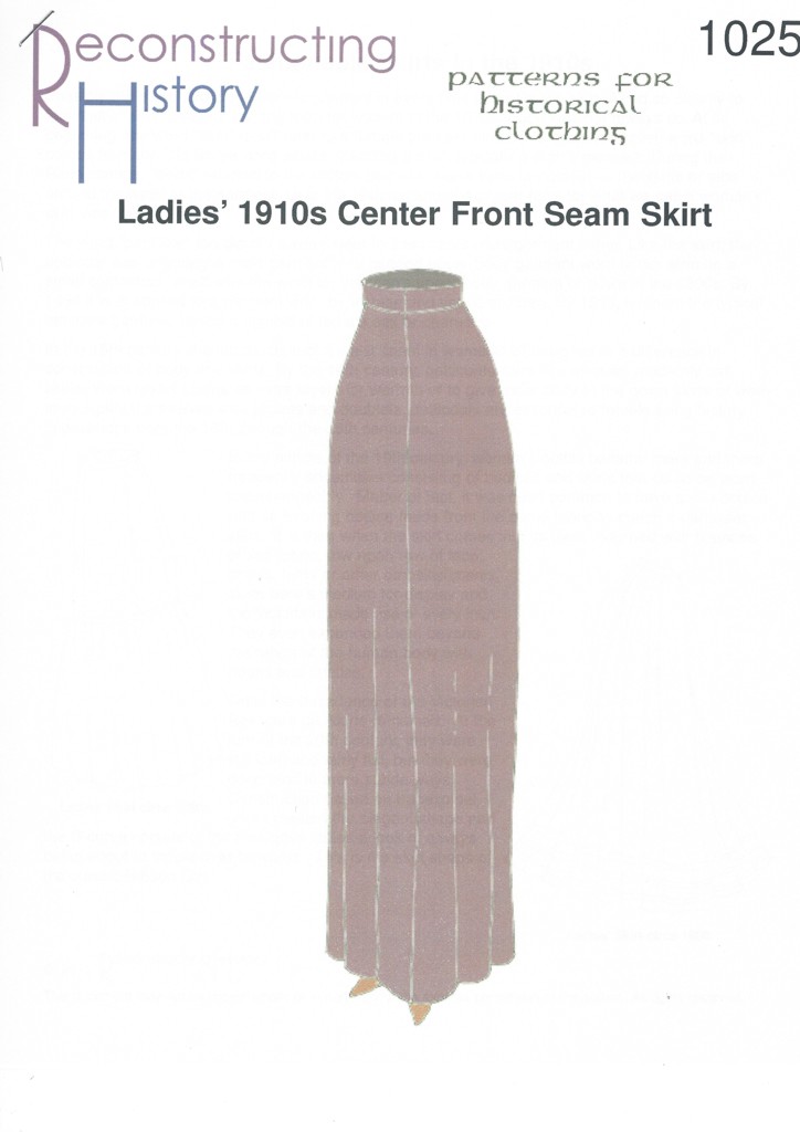 RH 1025 1910s Center Front Seamed Skirt