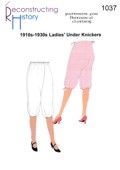 RH 1037 1890s-1920s Ladies' Under Knickers