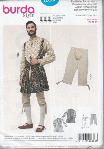 BD 6888 Englisch Renaissance Doublet and Breeches