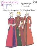RH 213 1560s-70s Flanders Gown