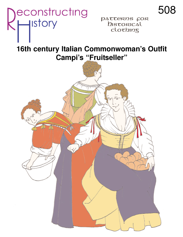 RH 508 Kleidung einfacher Frauen des 16. Jahrhunderts in Italien