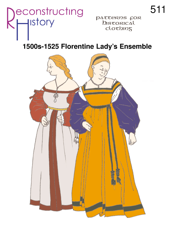 RH 511 Florentiner Damengewand Gamurra 1500-1520