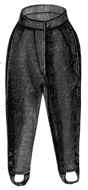 AP 1088 1891 Lady's Riding Trousers