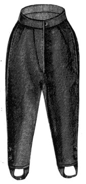 AP 1088 1891 Lady's Riding Trousers