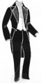 AP 1301 1860's Men's Tailcoat, Waistcoat and Trousers