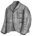 AP 1471 1870 Gray Smoking Jacket