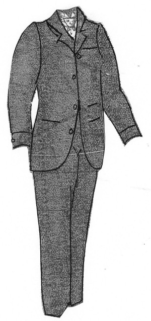 AP 1535 1894 Men's Brown Sack Suit