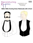 RH 930 1880s-1900s Evening Waiscoats