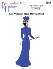 RH 948 Late Victorian and Edwardian Mermaid Skirt